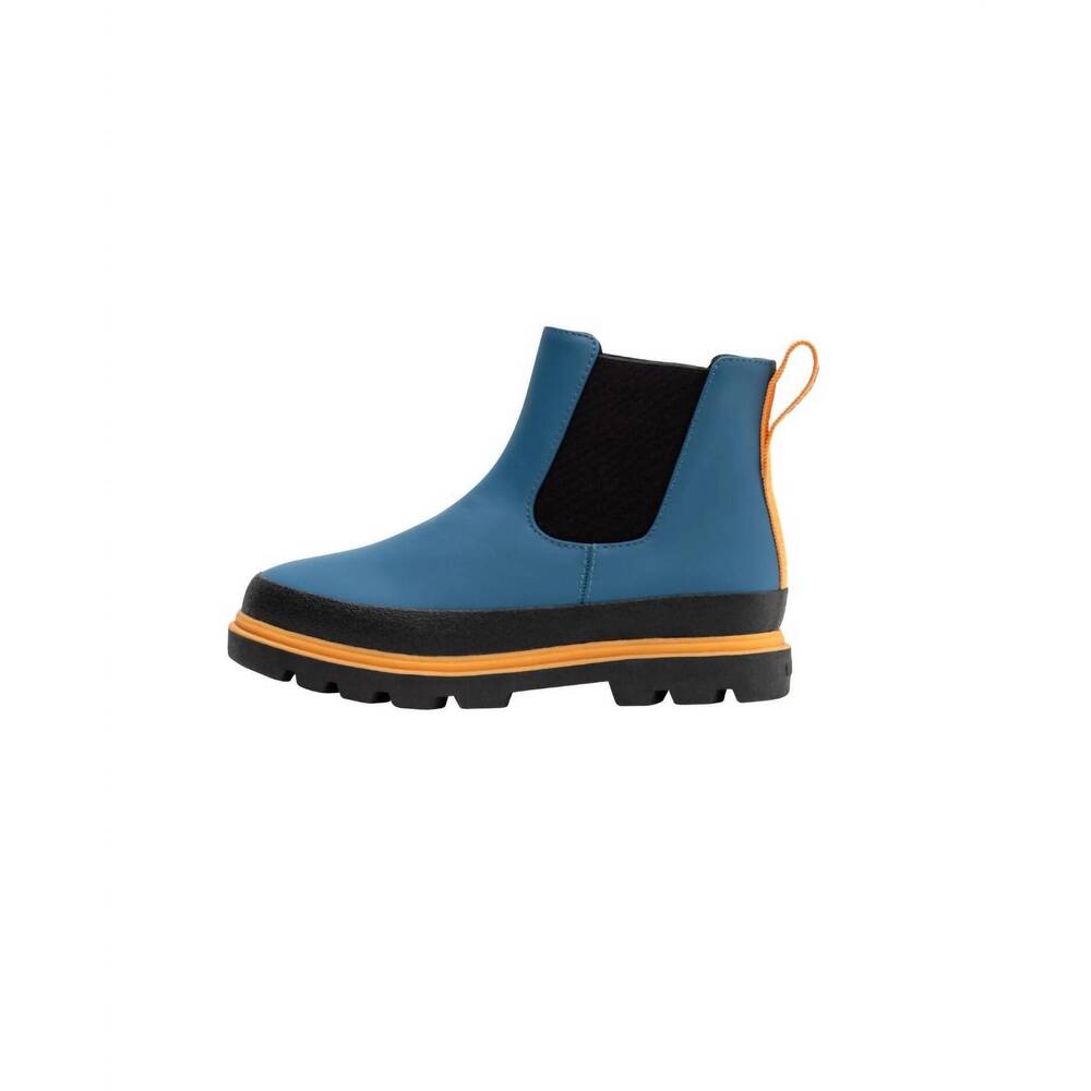 NEW NATIVE kids' kensington chelsea boots in blue